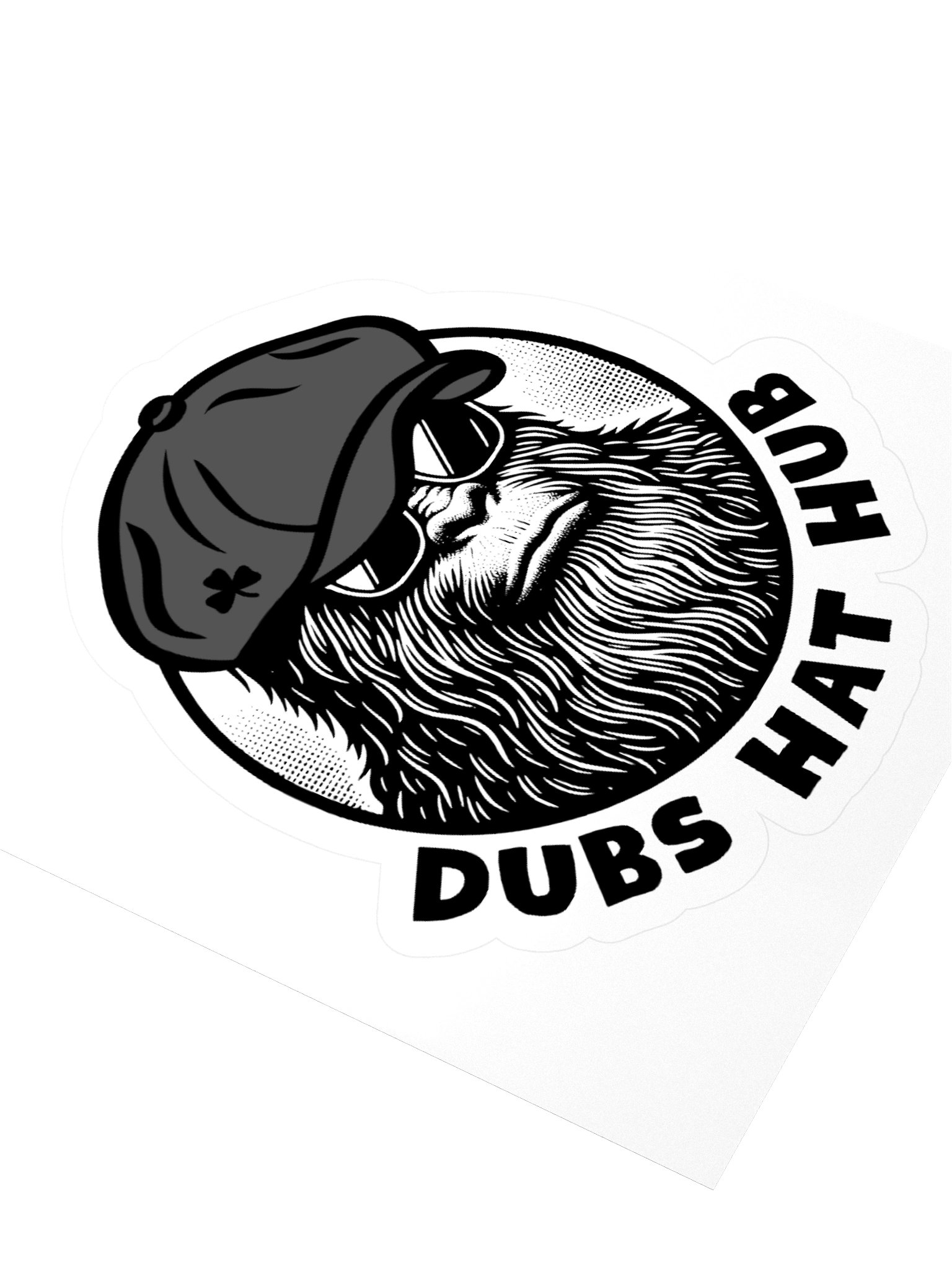 Dubs Hat Hub Capped Sasquatch Sticker product image (3)