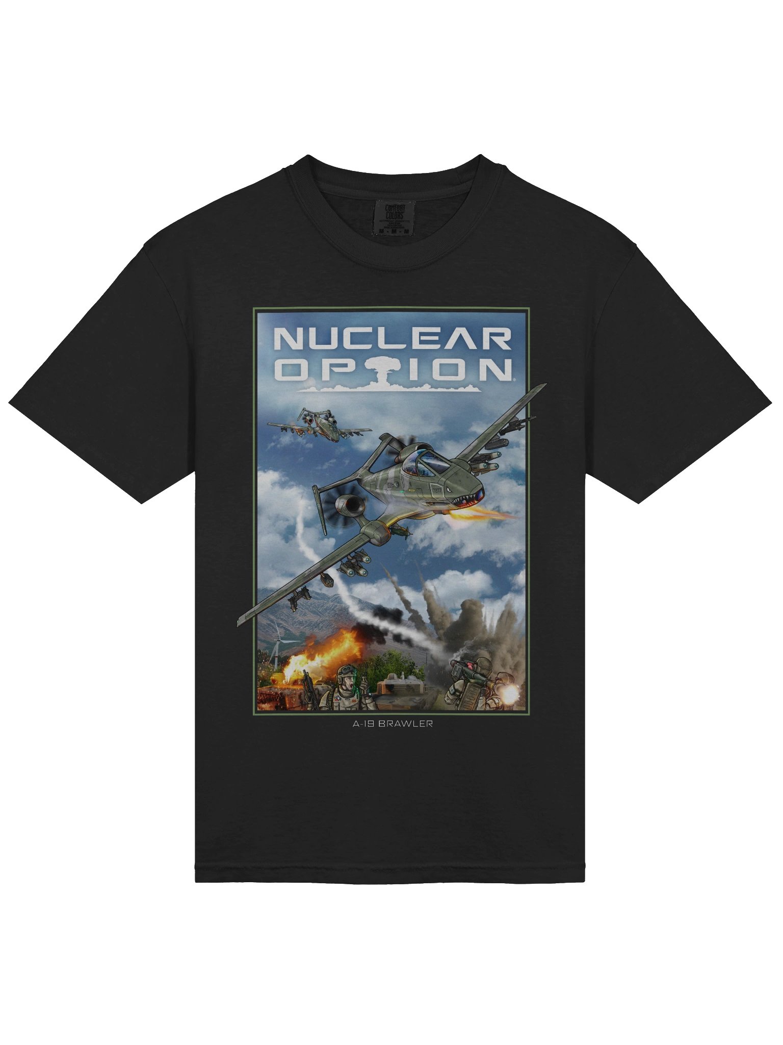 Brawler - Green Camo (Day) Tee product image (3)