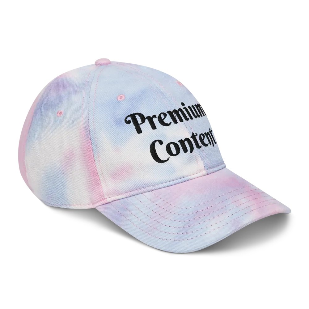 "Premium Content" ballcap product image (9)