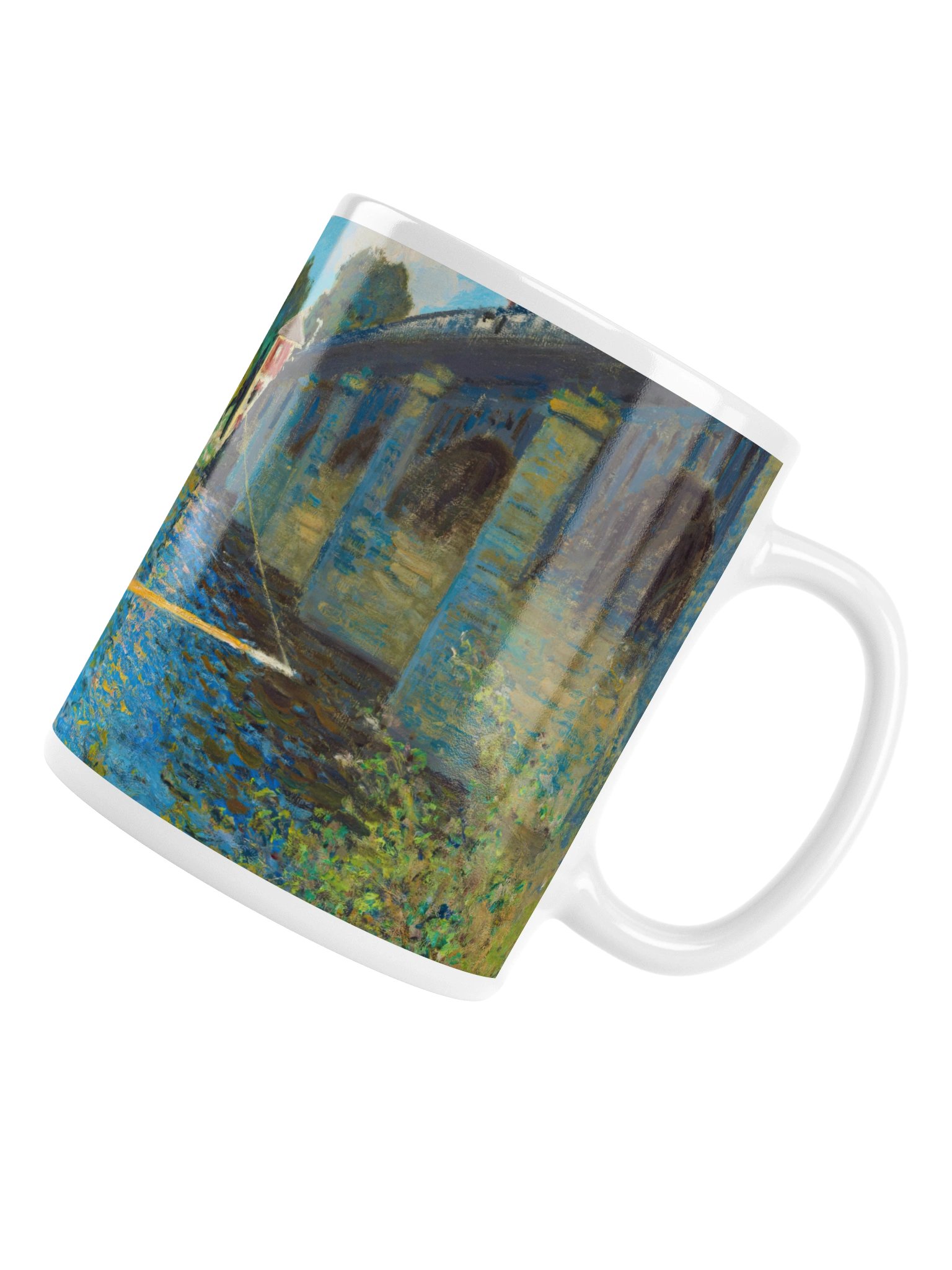 The Bridge at Argenteuil (Claude Monet) Mug product image (7)