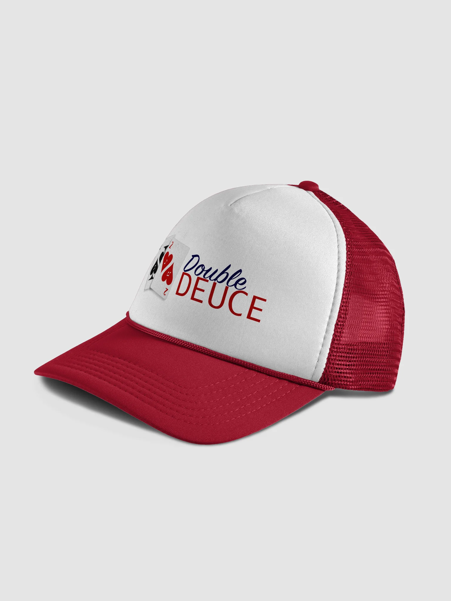 Double Deuce Trucker Cap (Red) product image (4)