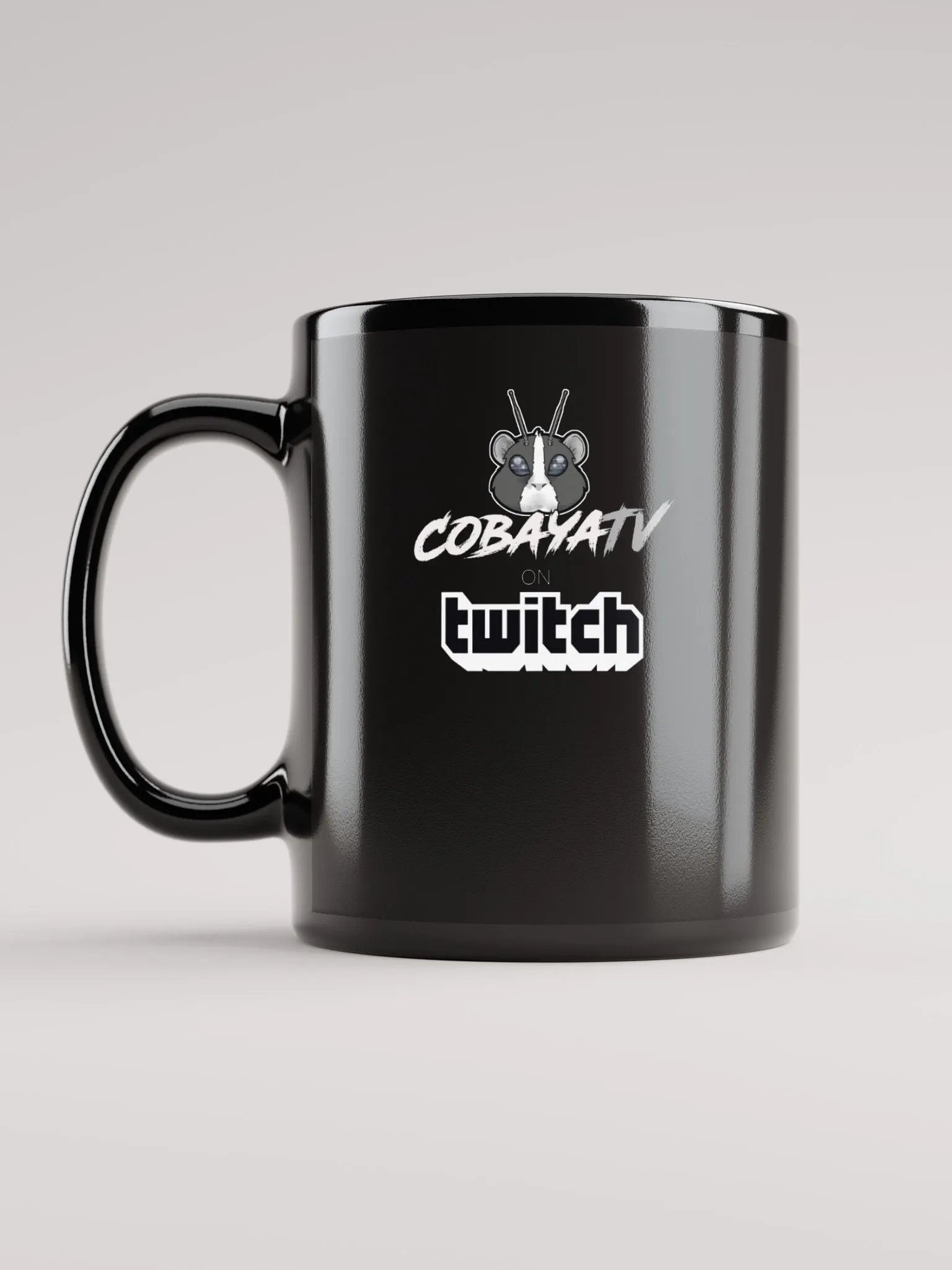 Mug CobayaTV Comic NEGRO (Multiples Medidas) product image (12)