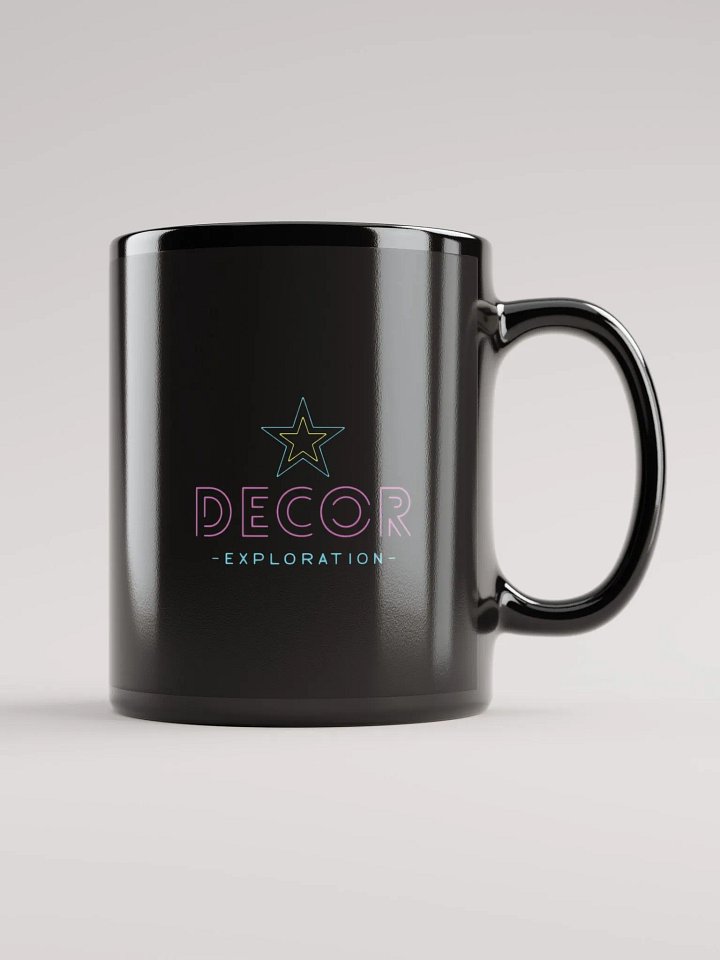 Decor Exploration Black Glossy Mug product image (1)