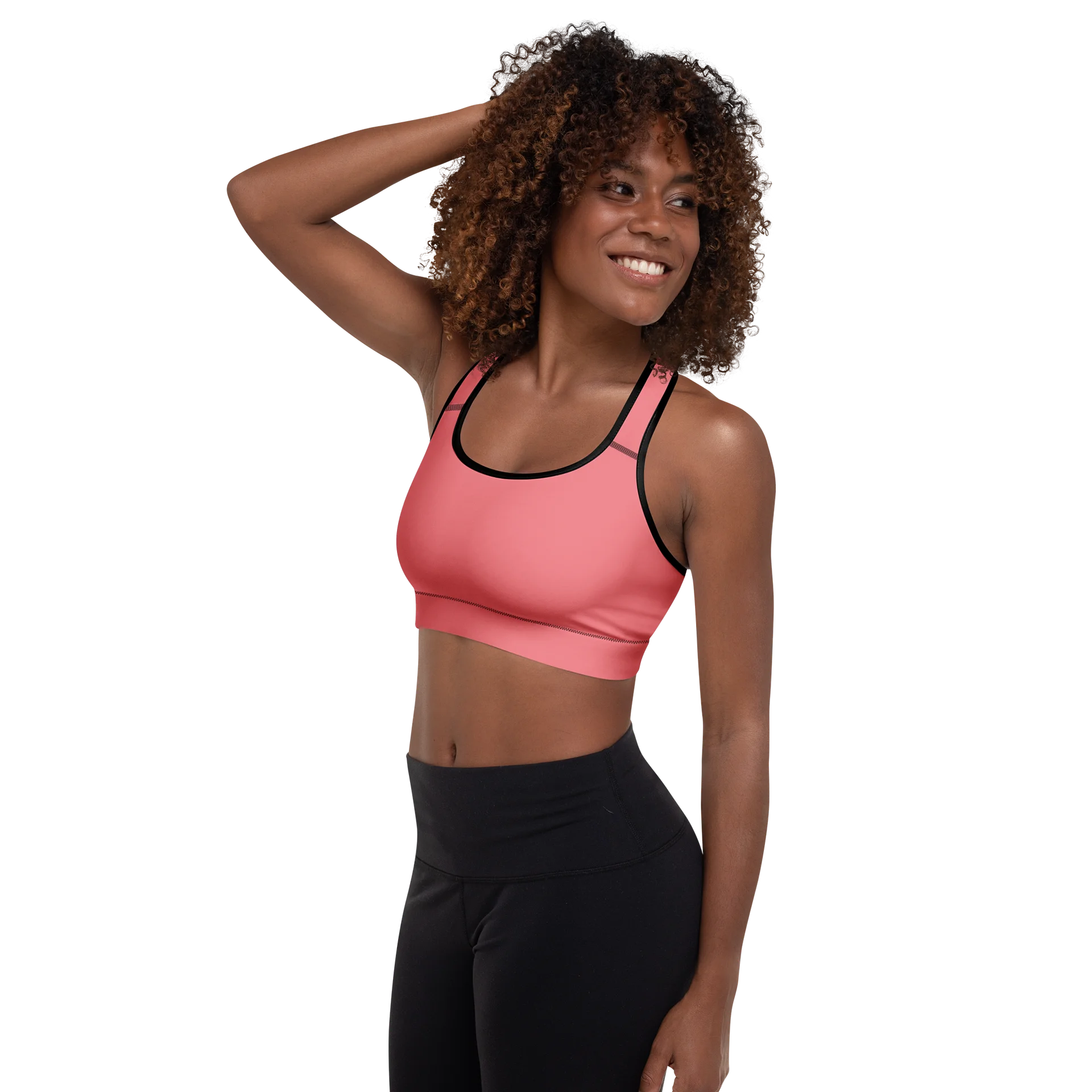Pink Tu Ritmo Tu Meta — Padded Sports Bra Tranquilo Quieto Brand product image (5)