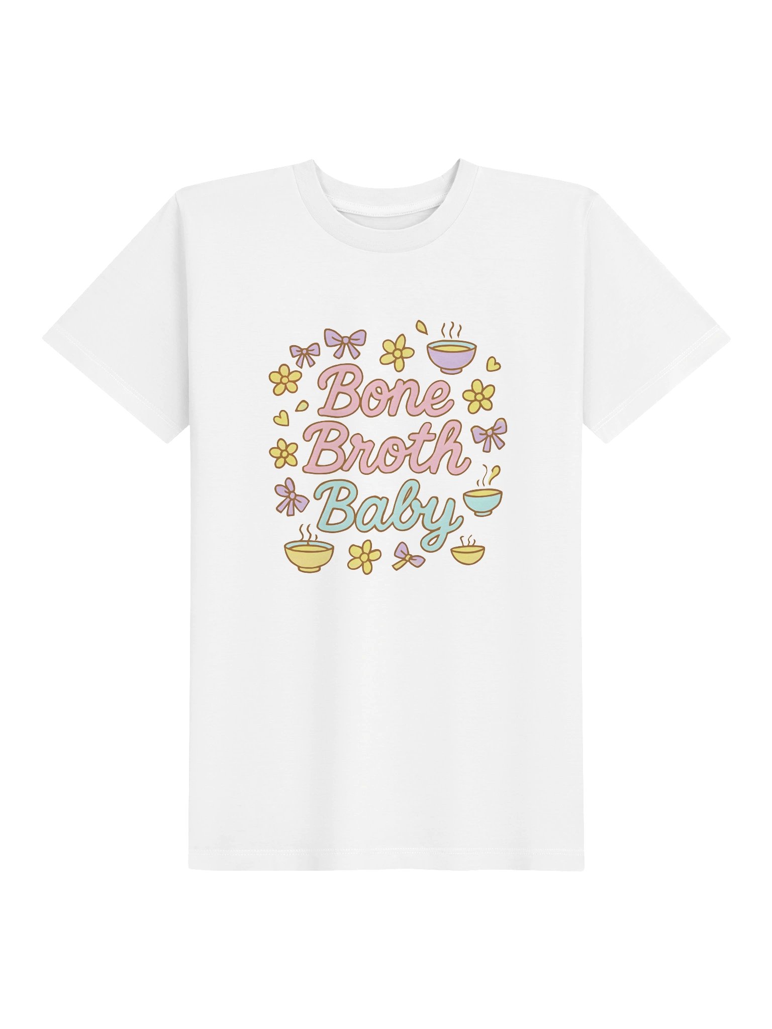 Kids: "Bone Broth Baby" Organic T-Shirt product image (2)