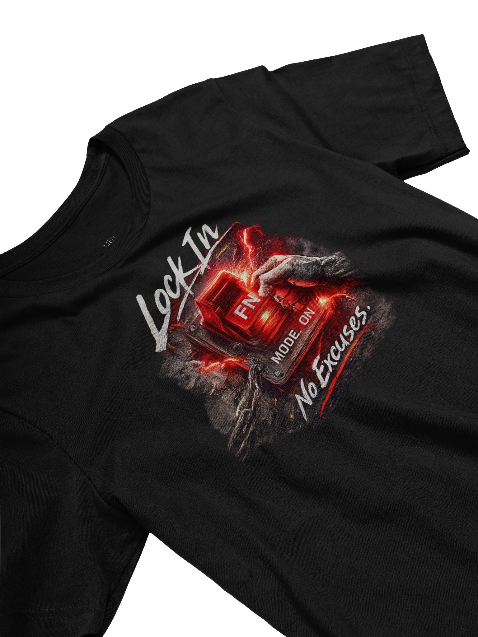 Lock In – No Excuses Tee product image (3)