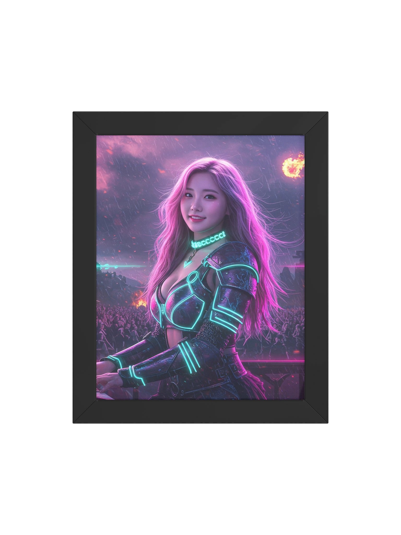 Deltasona Girl in Wood Frame product image (4)
