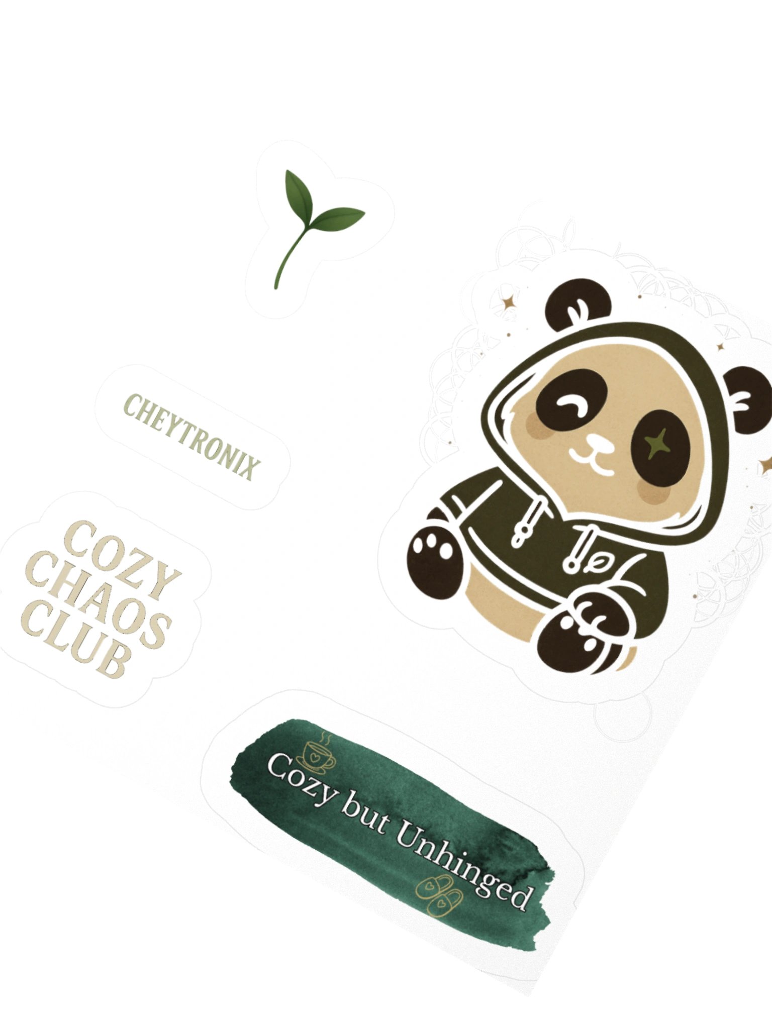 Cozy Chaos Club Kiss Cut Stickers product image (5)