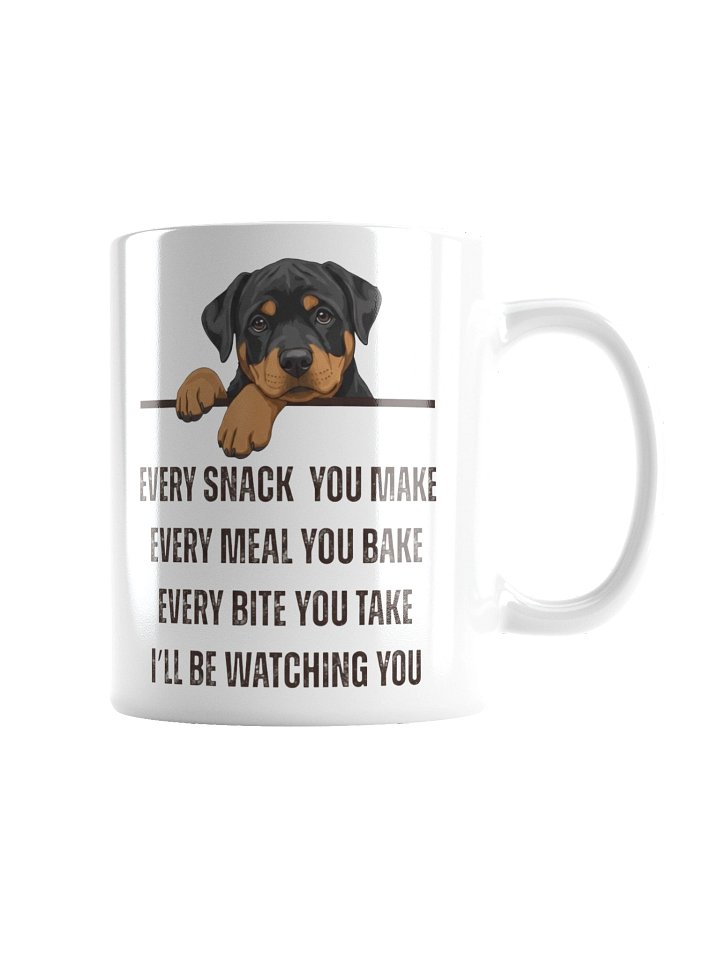 Rottweiler Pawsitively Watching You Mug product image (4)