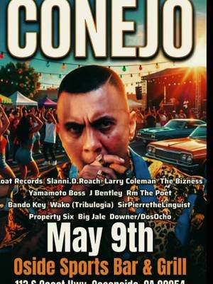 If you missed #conejo live in #oceanside yall are missing out! We are throwing packed out shows! Yall need to tap in! Big shout out to homie man! Got another for yall next weekend tap in! #shialabeouf #fyp #hiphopmusic @Slanni D Roach @gideonmoore_ @Profitstopit @lucasramon21x @ZahzahZay 