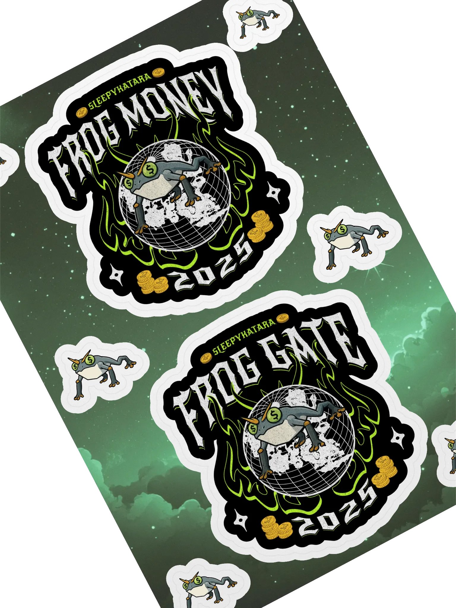 FROGMONEY2025 Sticker Sheet product image (2)