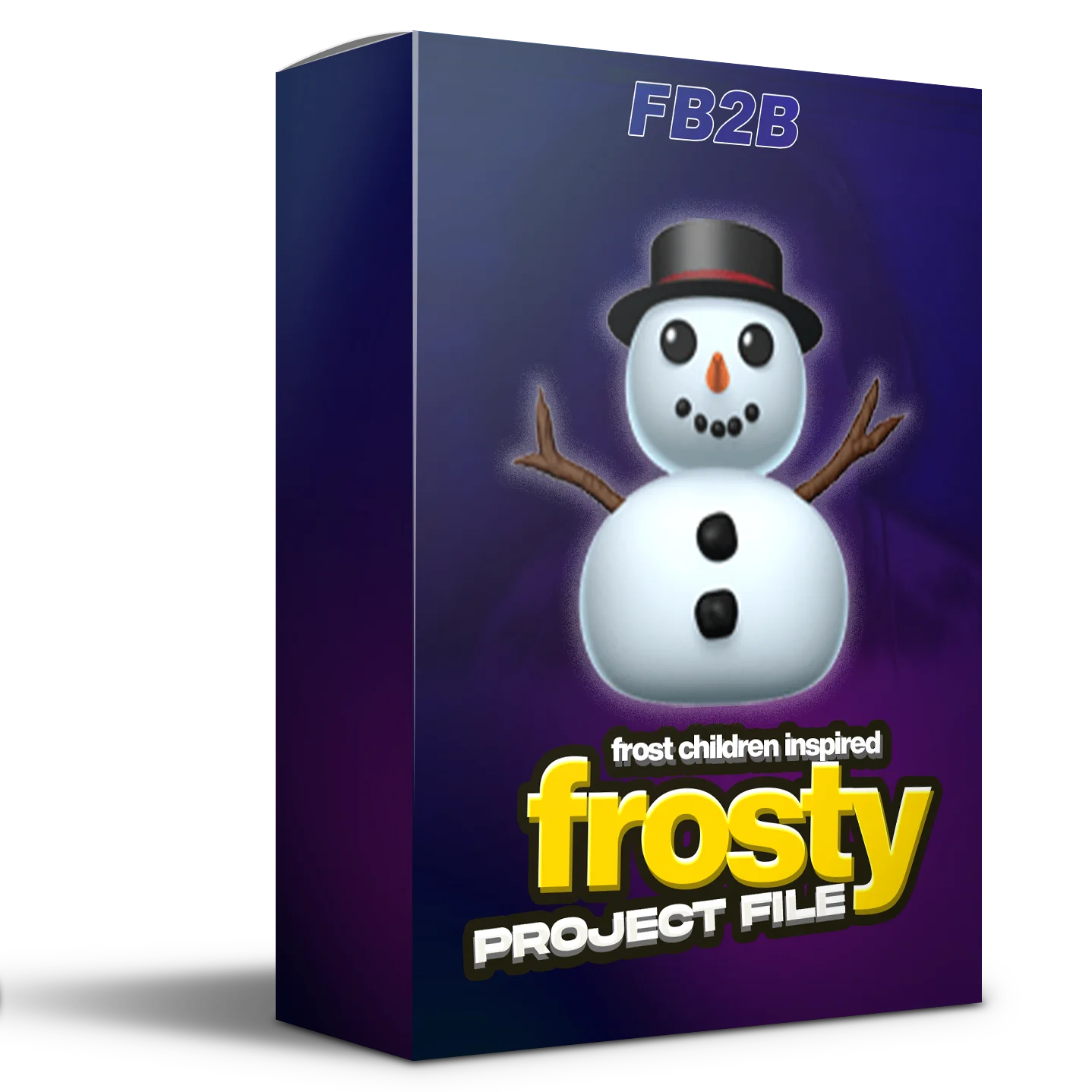 how to Frost Children project file, "frosty" product image (1)