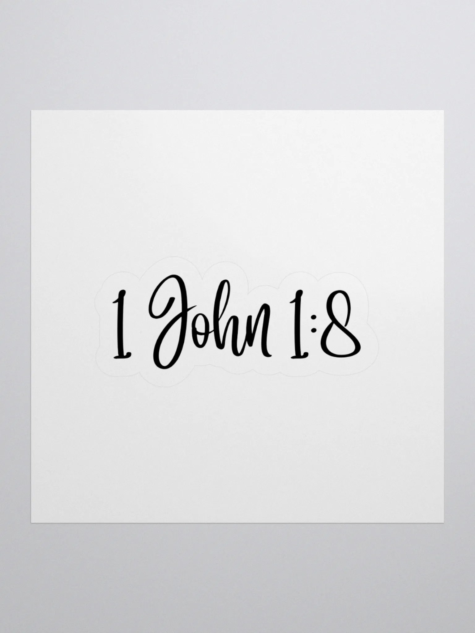 1 John 1:8 product image (2)