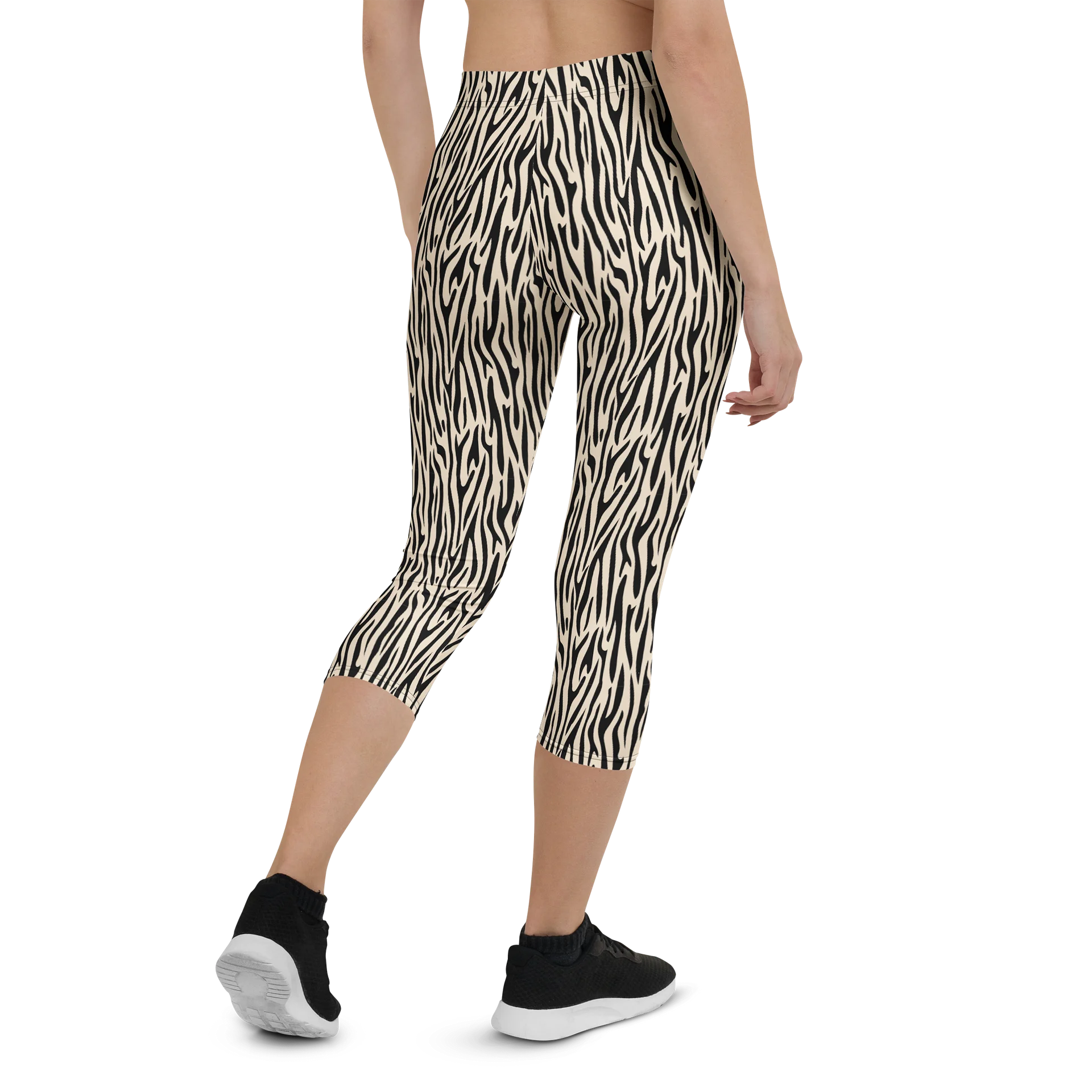 Bold Animal Print Capri Leggings for Active Wear product image (2)