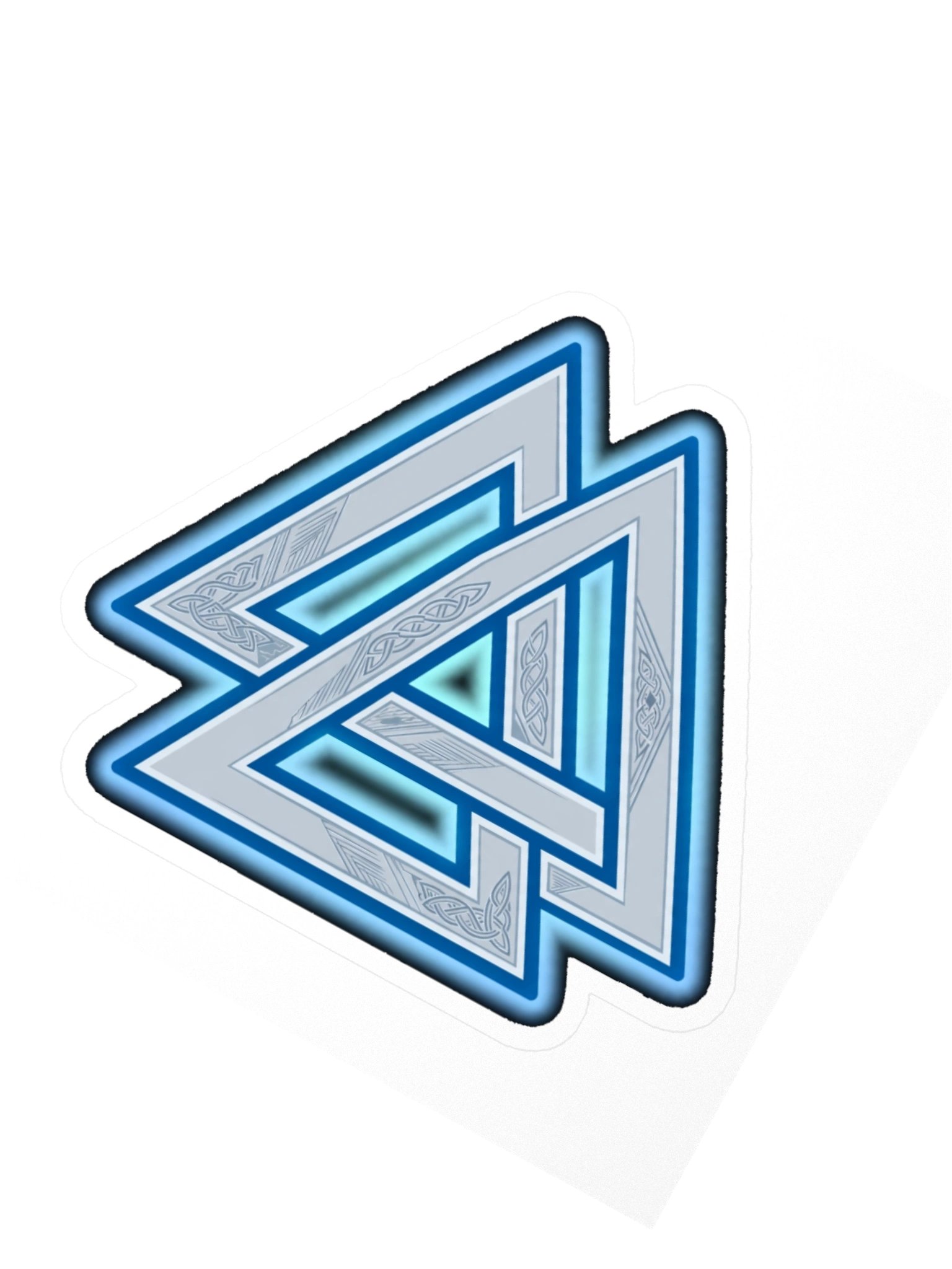 Minimal Valknut Sticker product image (8)