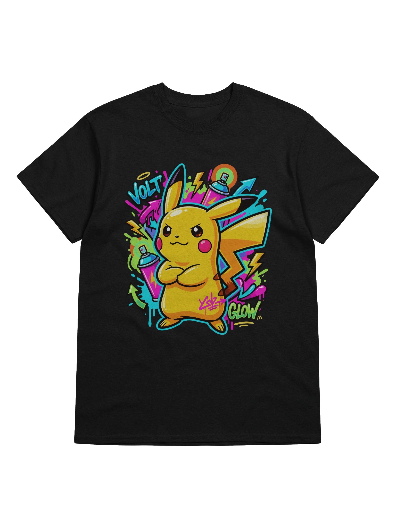 Pikachu graffiti t-shirt product image (41)
