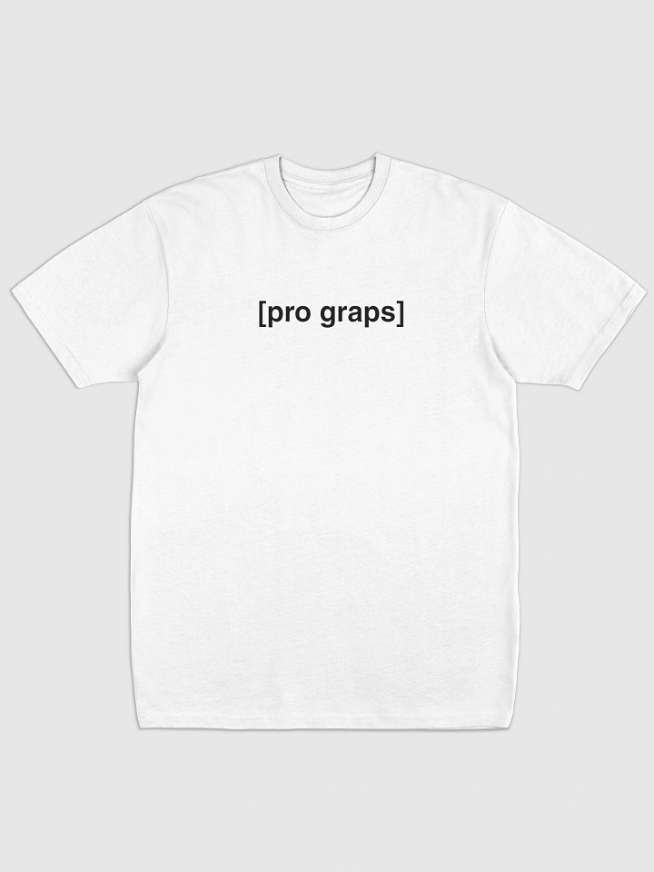 [pro graps] WHITE TEE product image (1)