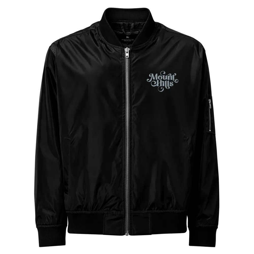 Mount Hills Swirl Script Bomber product image (1)