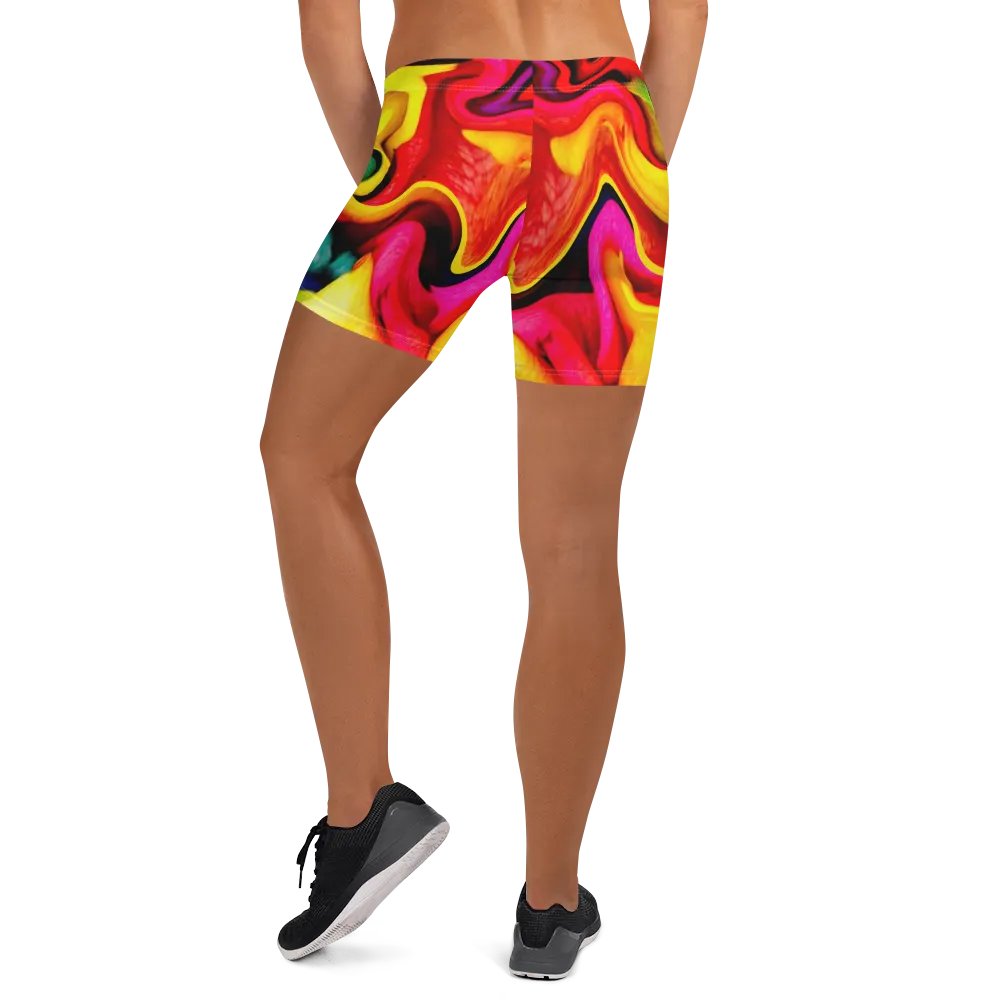 Vibrant Rainbow Patterned Shorts | Bold & Colorful Shorts for Everyday Use product image (7)
