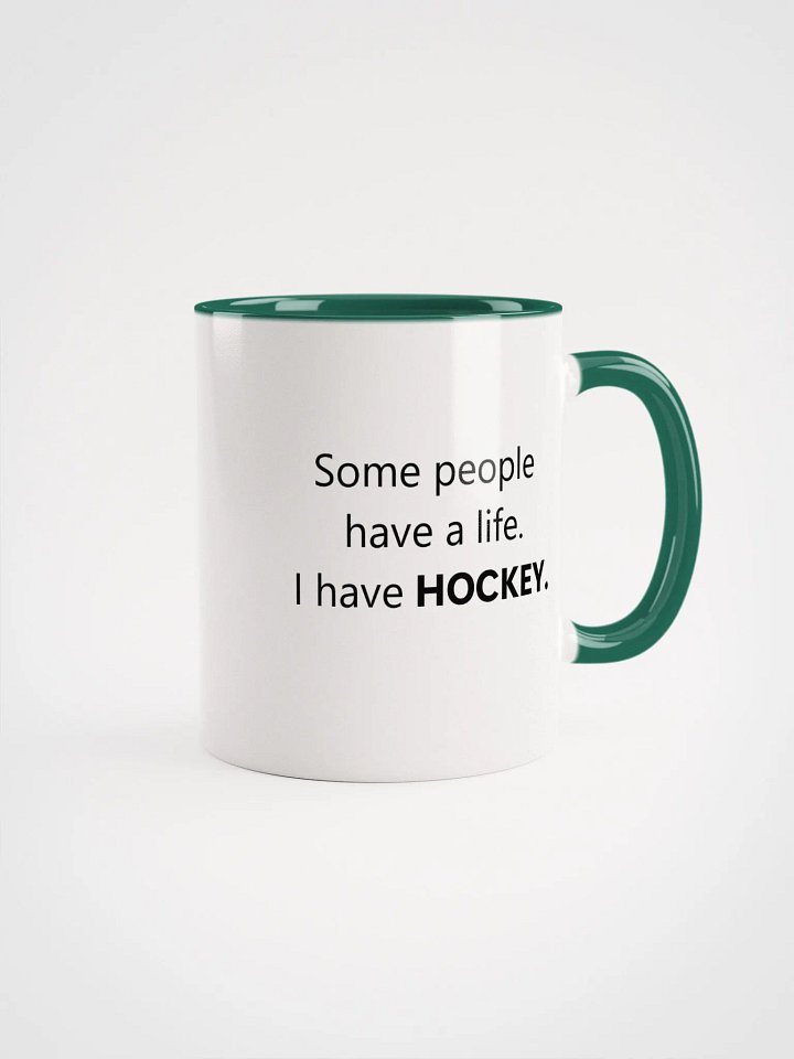 Red logo hockey life mug product image (2)