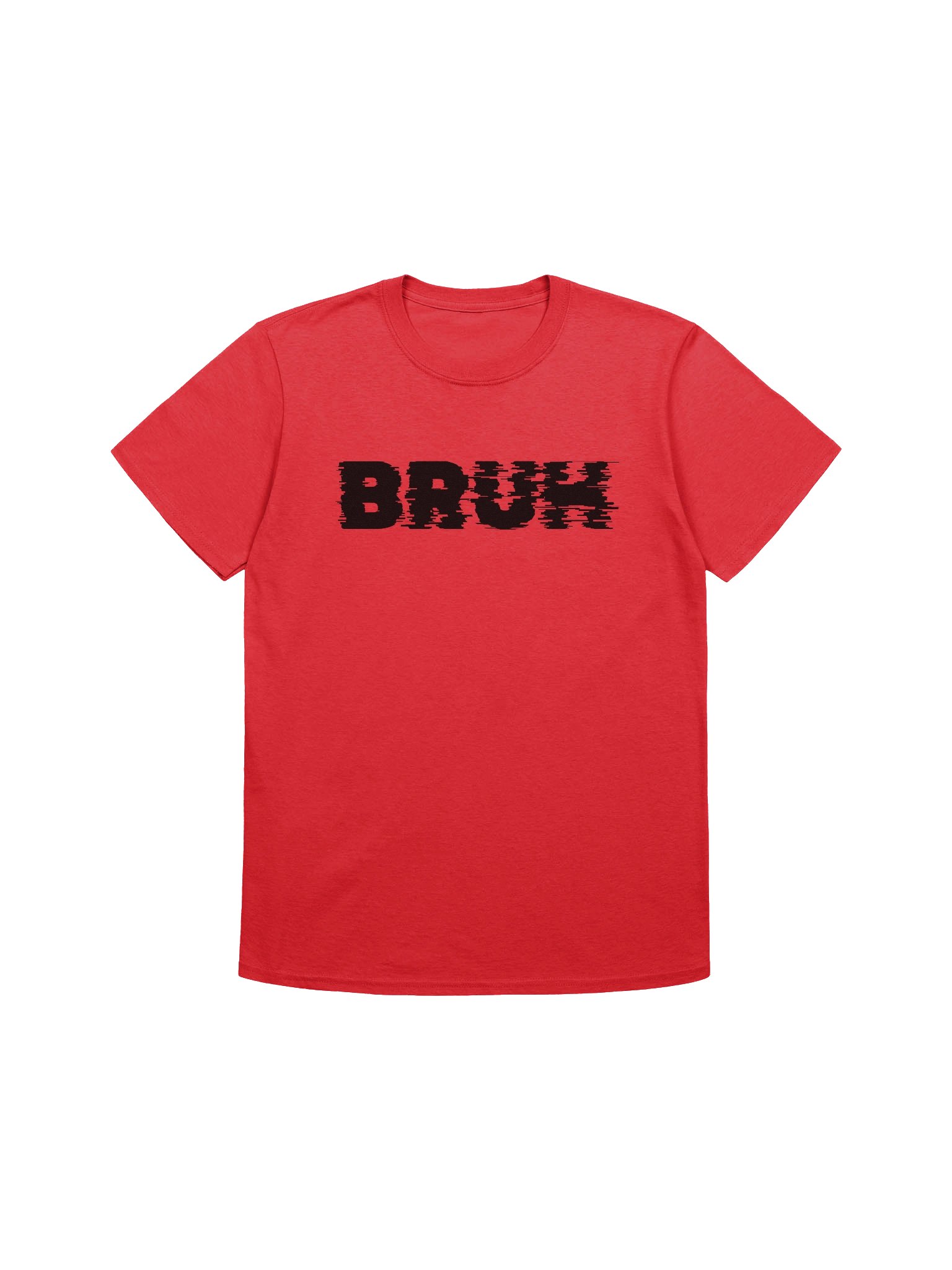 BLACK Glitchy Vibes BRUH T-Shirt product image (9)