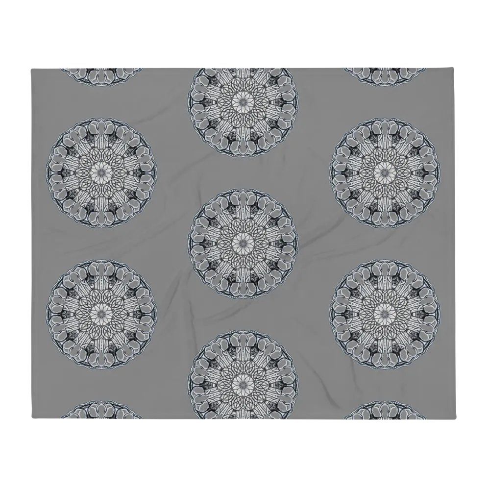 Ornate Floral Delight Throw Blanket product image (4)