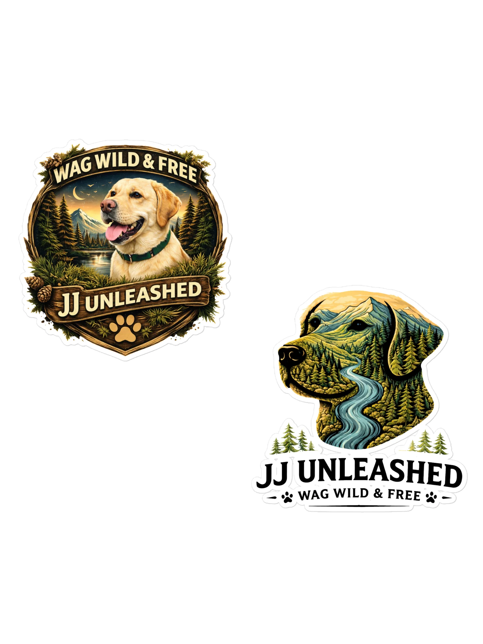 JJ Unleashed Adventure Sticker Pack – Wag Wild & Free product image (1)