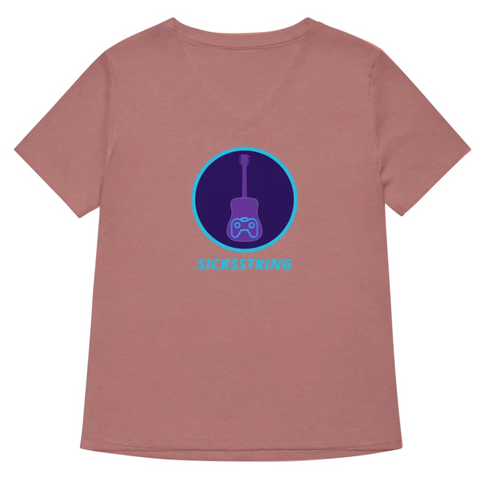 Pink V neck product image (5)