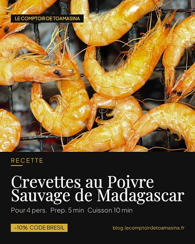 Croustillantes dehors, tendres dedans : ces crevettes panées au poivre sauvage de Madagascar sont prêtes en 15 minutes. 🦐

Le...
