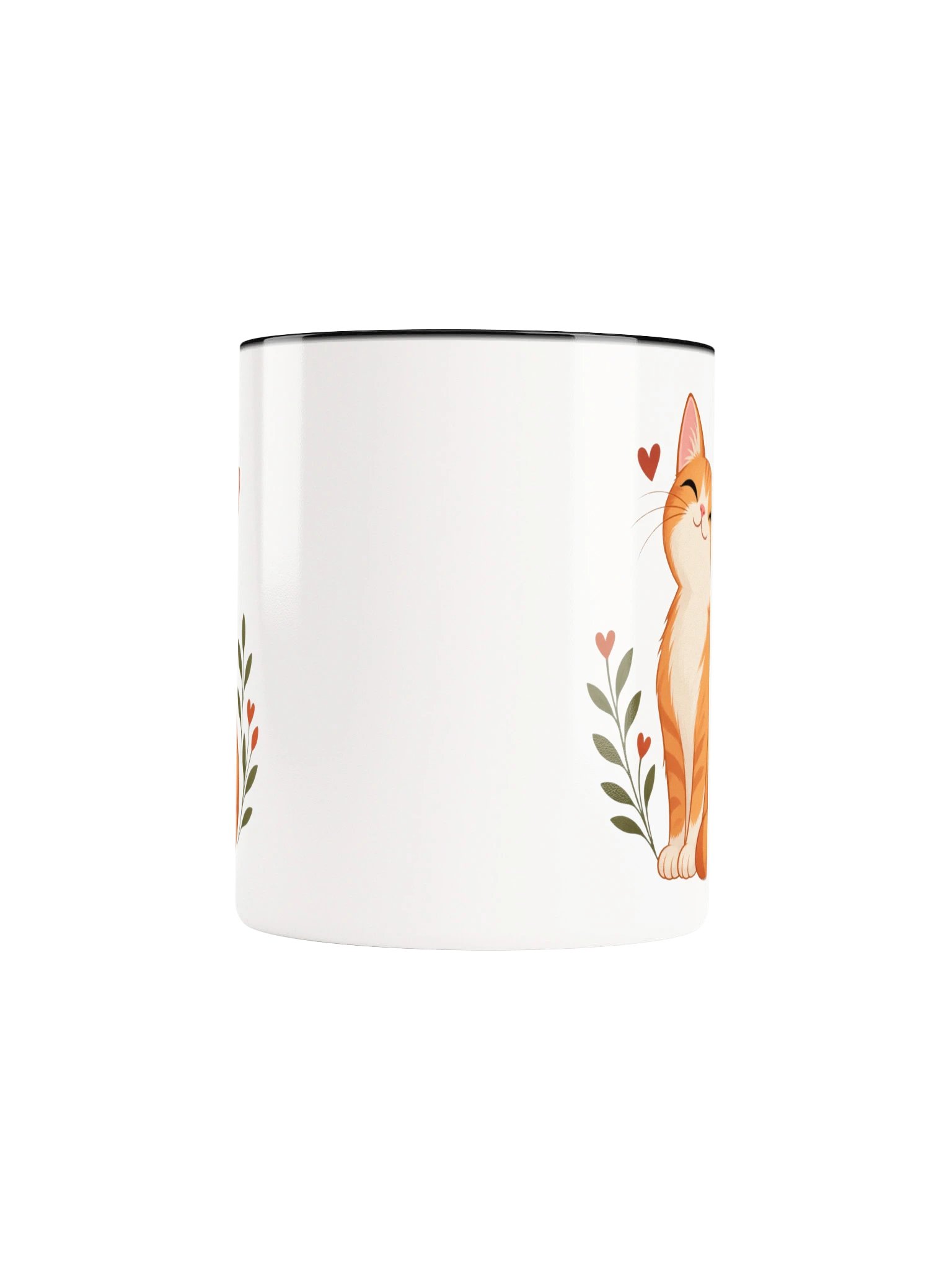 Orange Tabby Cat Ceramic Mug | Cute Ginger Cat Coffee Cup Gift product image (5)