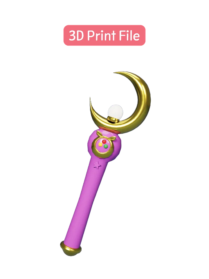 [3d print file] Sailor Moon Wand product image (1)