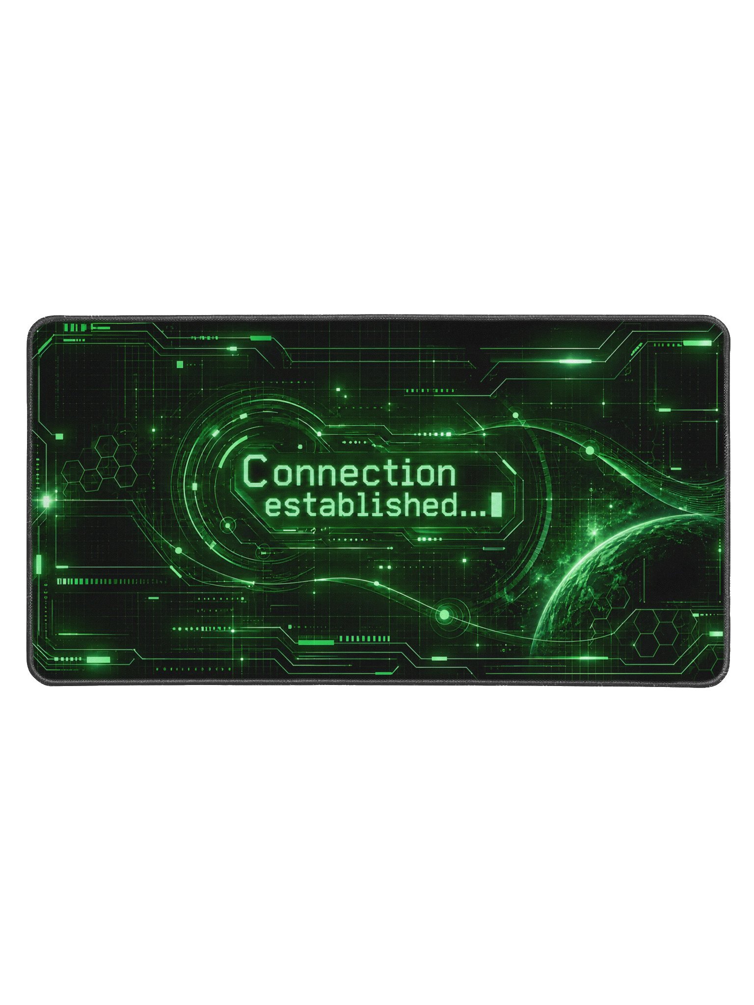 Connection Established — Terminal Desk Mat product image (1)