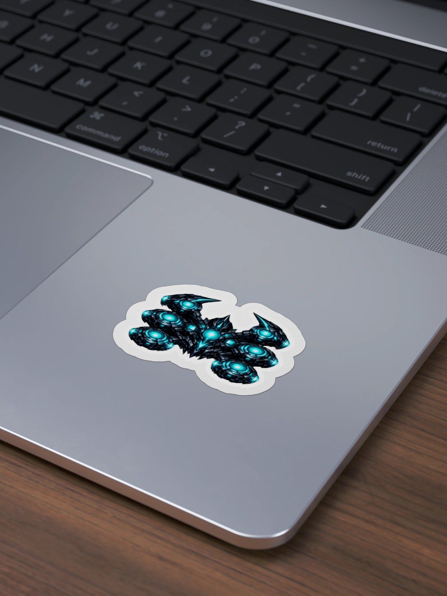 Sector Defense Cyan Stinger Die-Cut Sticker product image (1)