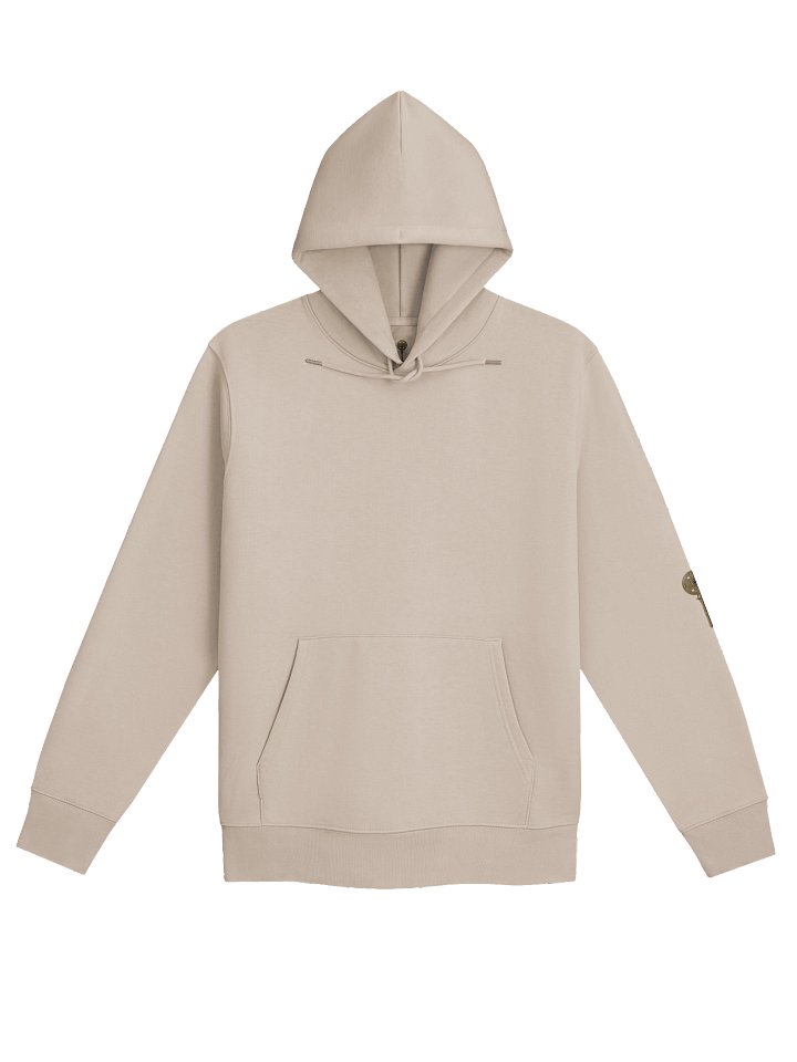 The Gatekeeper’s Key – Desert Dust Reverse Arm Edition (Back + Left Sleeve Print) | Organic Hoodie product image (1)