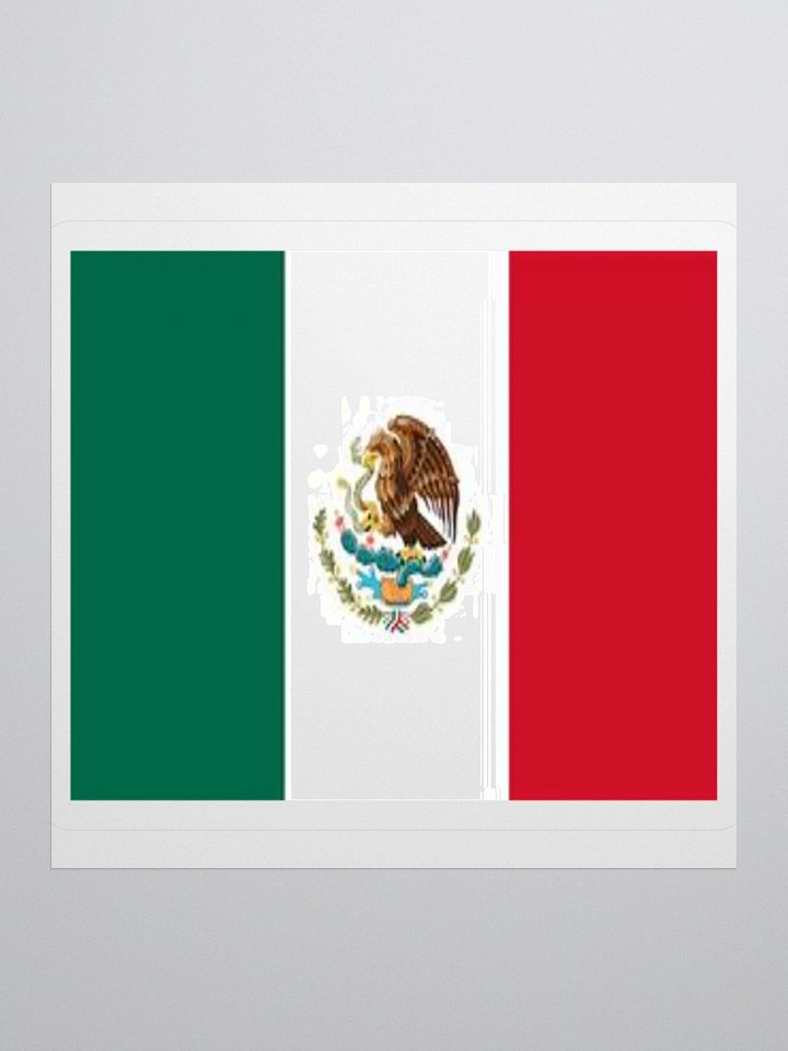 Mexico National Flag Sticker - Exclusive Vinyl Design, Multiple Sizes product image (1)