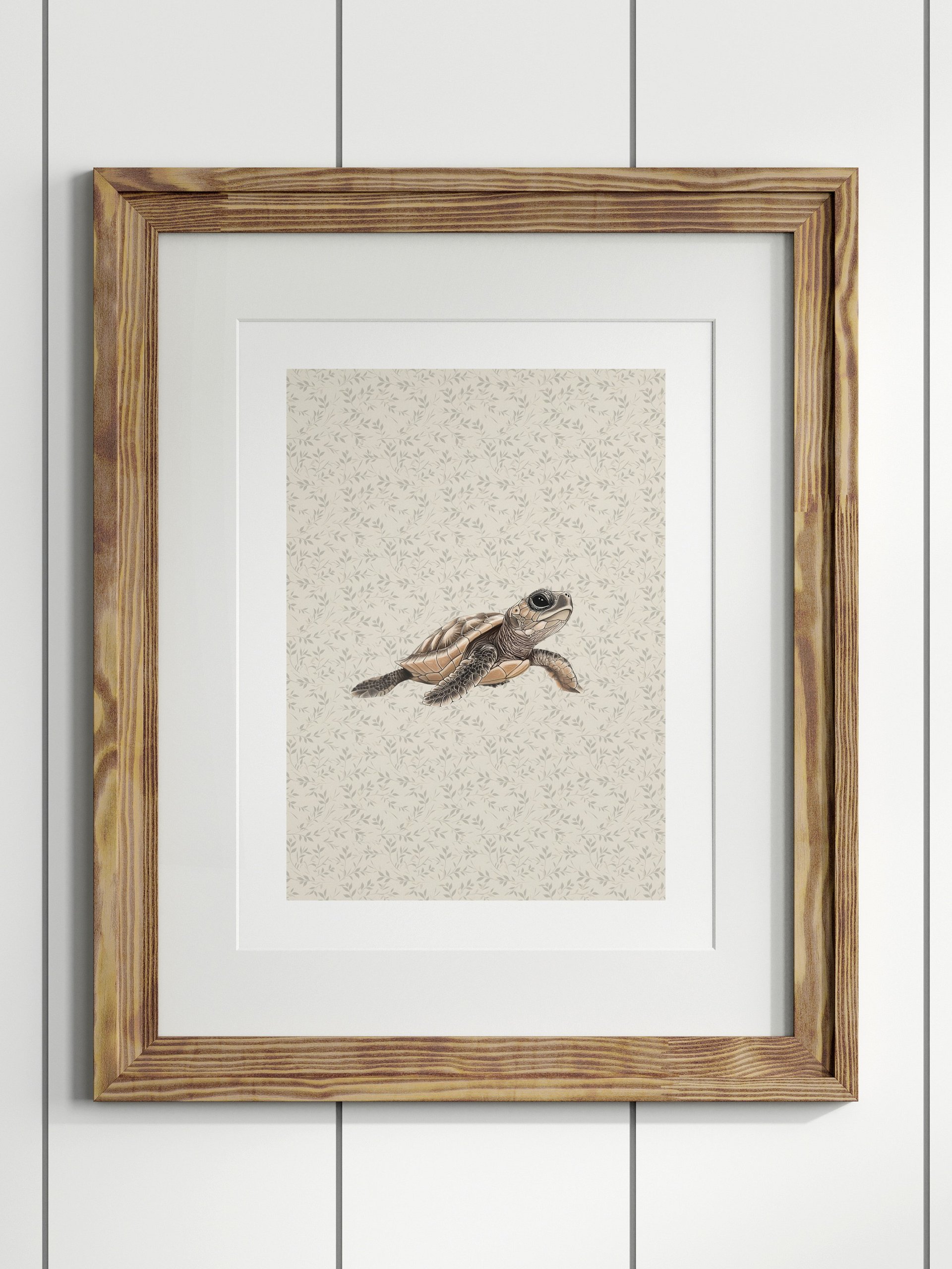 Boho Sea Turtle Nursery Print product image (1)