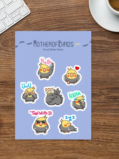 MoB Emoji Sticker Sheet product image (2)