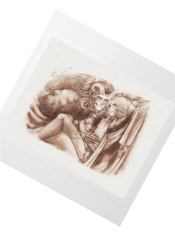 Melkor and Mairon - sticker product image (6)