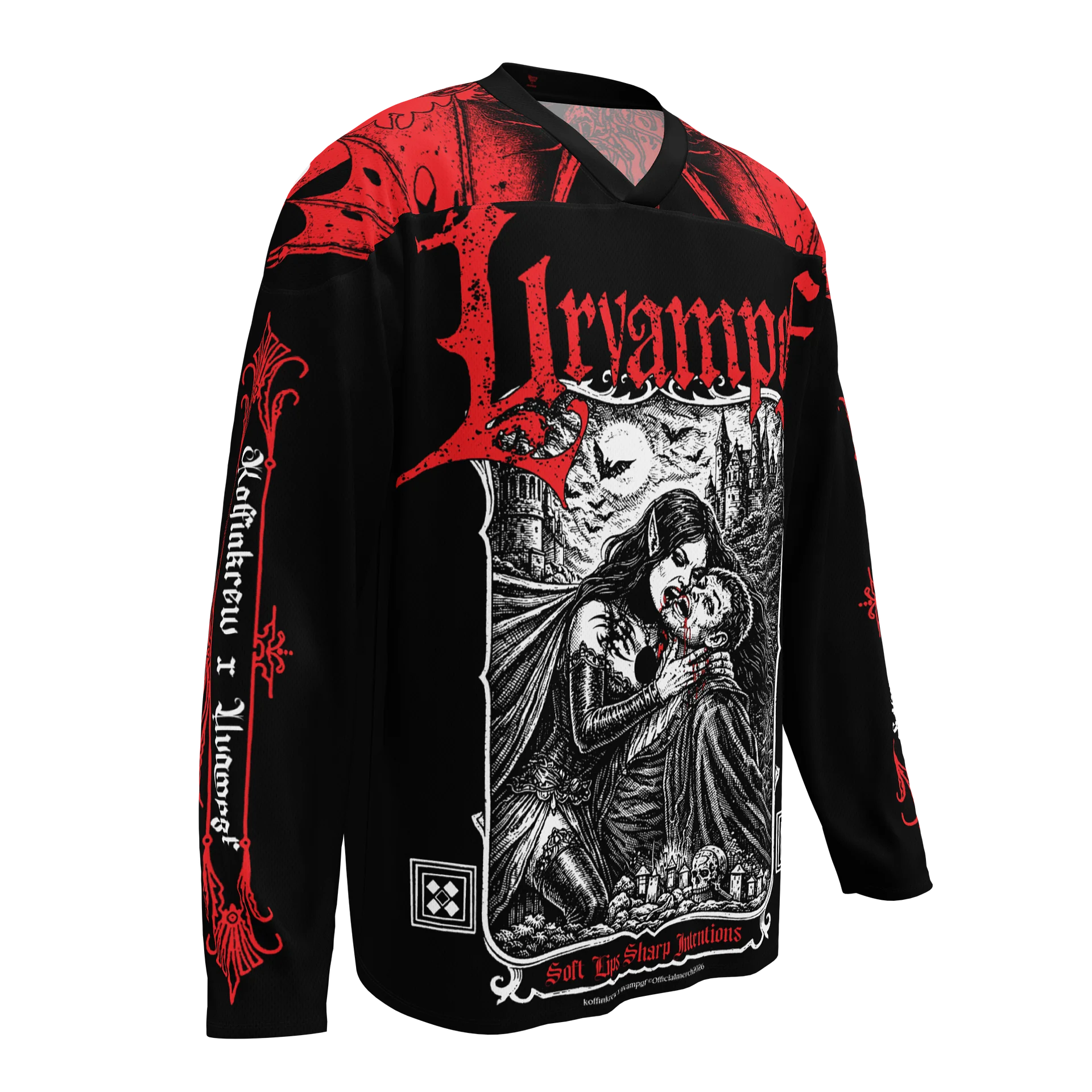 Soft Lips Sharp Intentions Hockey Jersey product image (1)