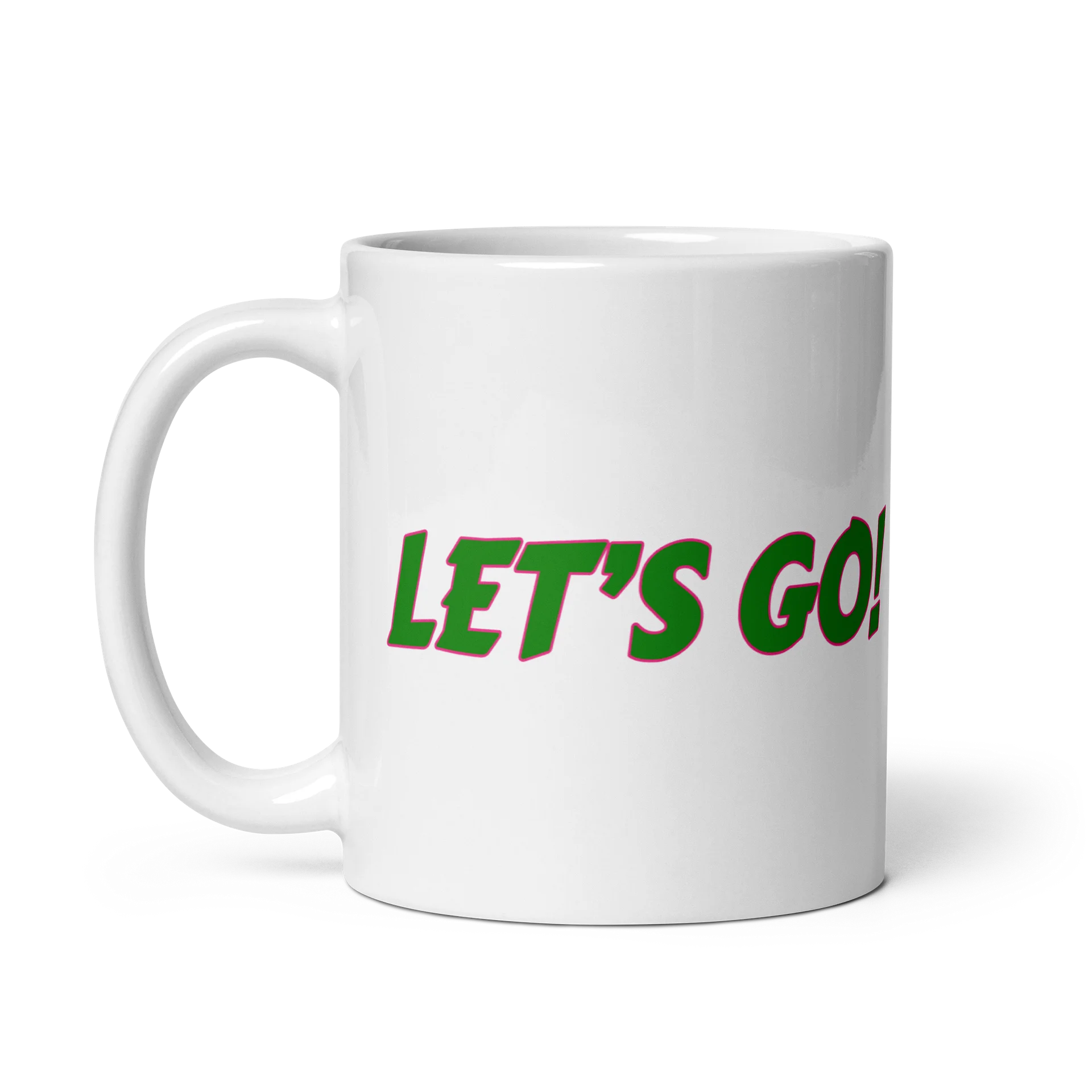 Fluffy "Let's Go!" Ceramic Mug product image (4)