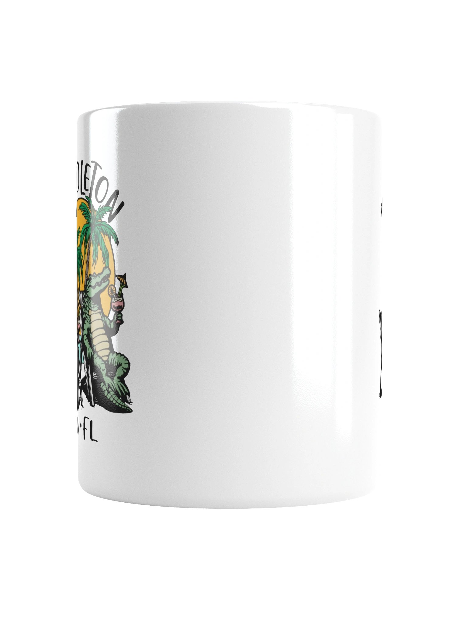 Middleton TV Florida USA Fun Manatee Alligator Design Coffee Mug product image (6)