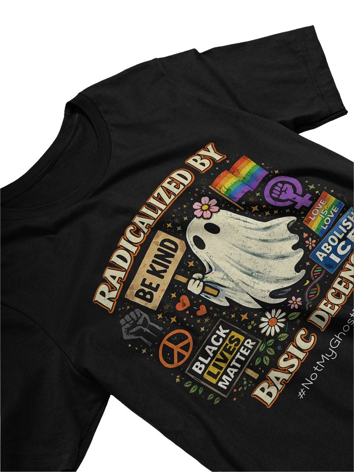 Radicalized by Basic Decency Ghost Tee product image (2)