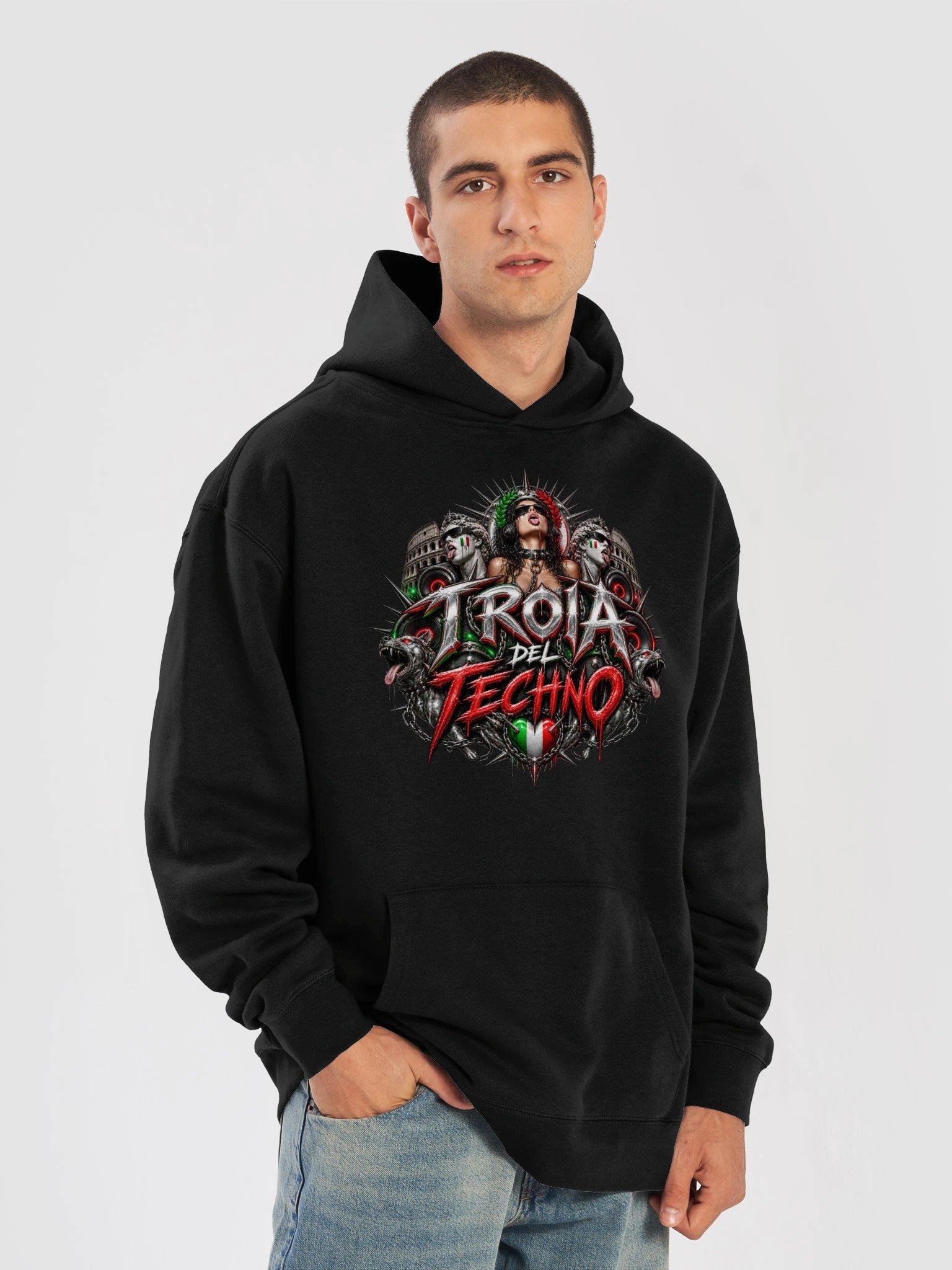 troiadeltechno italian hoodie product image (13)