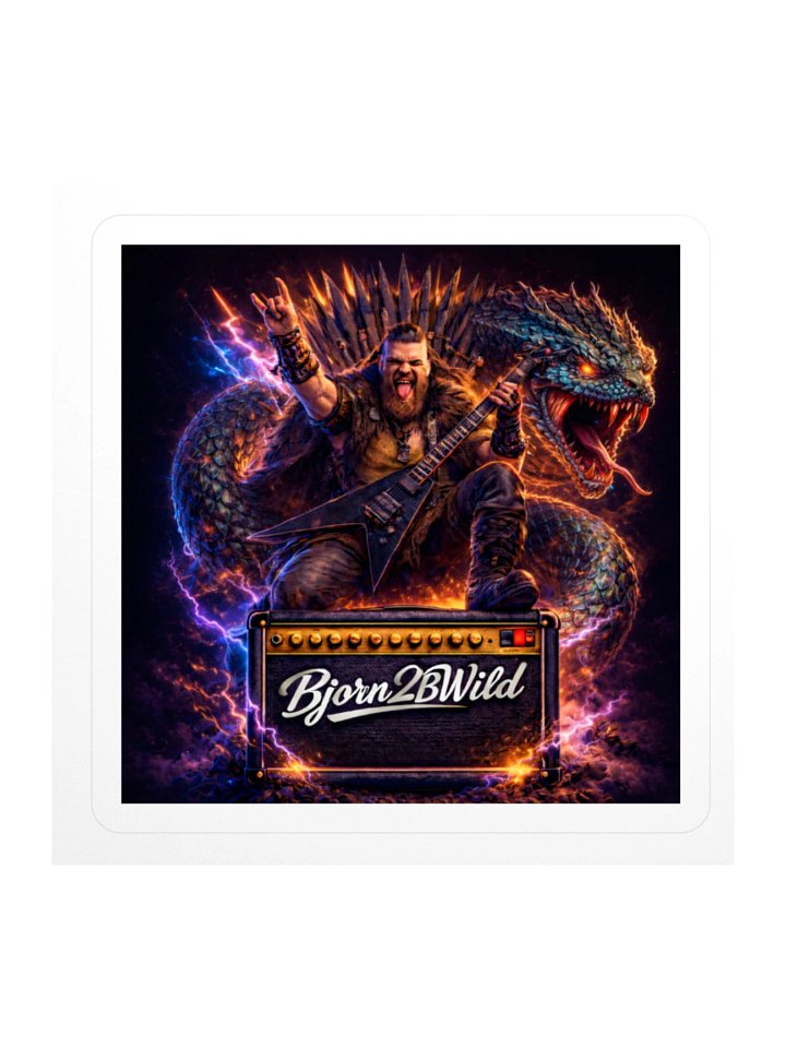 Bjorn2BWild Rocker Sticker product image (1)