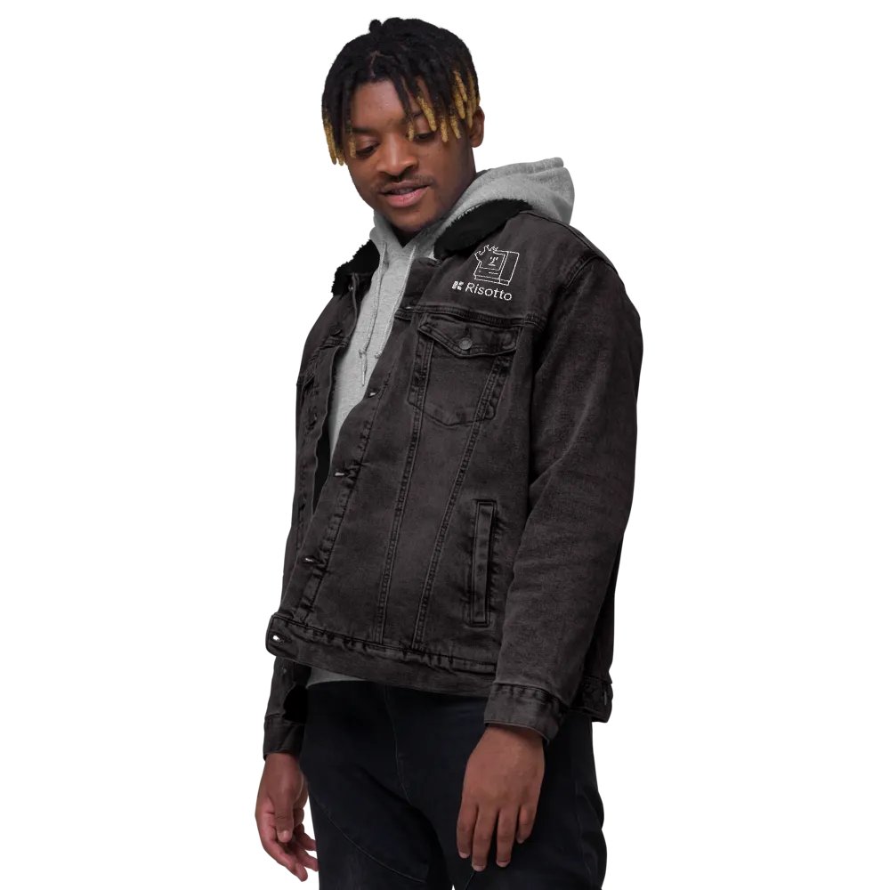 Sad Mac Denim Sherpa Jacket product image (9)