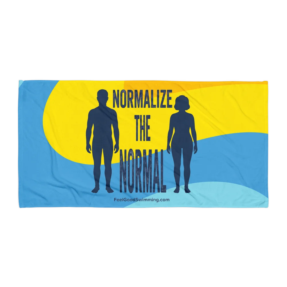 The Normalize the Normal Beach Towel product image (1)