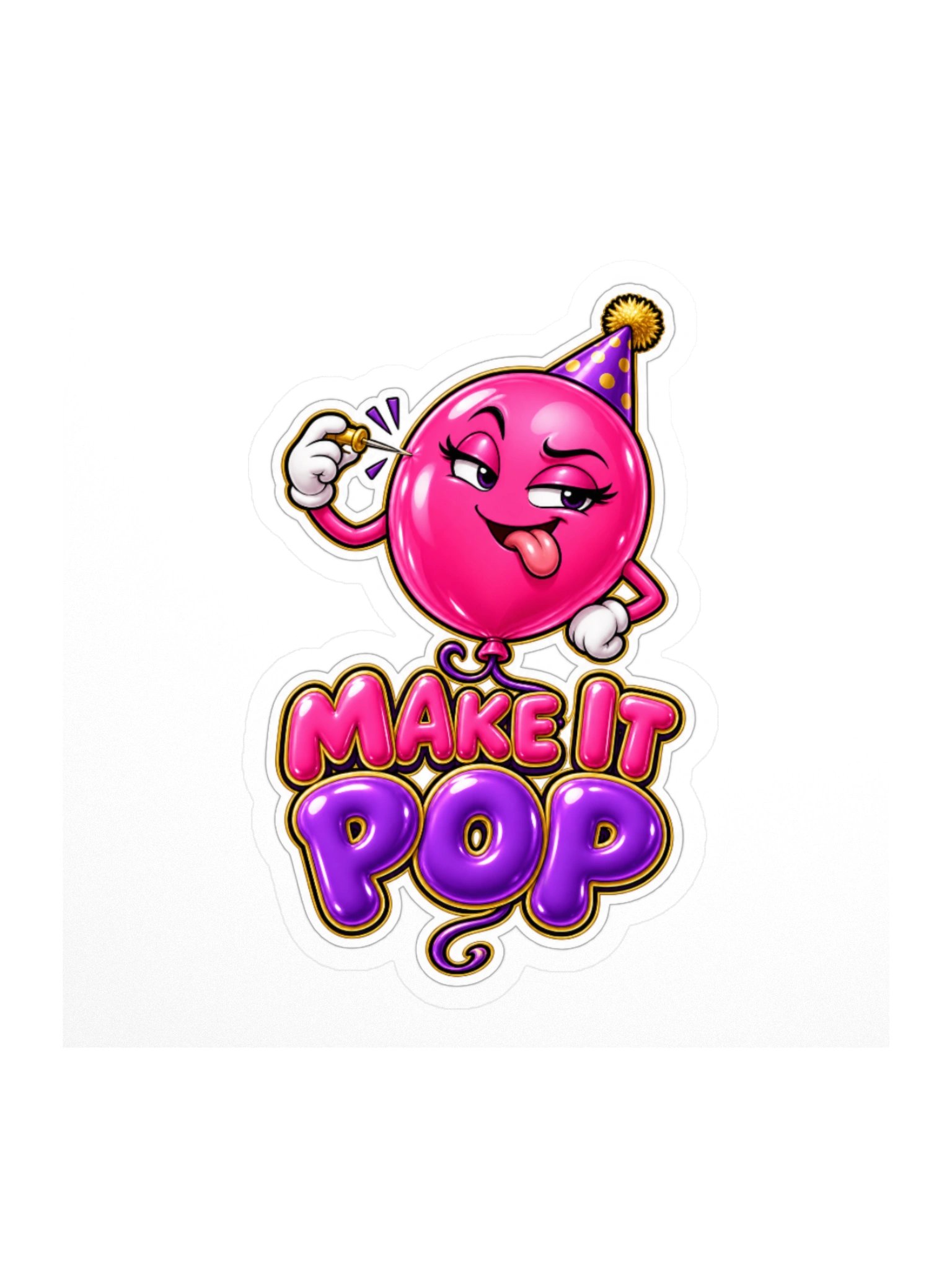 Make It Pop Balloon Sticker product image (3)