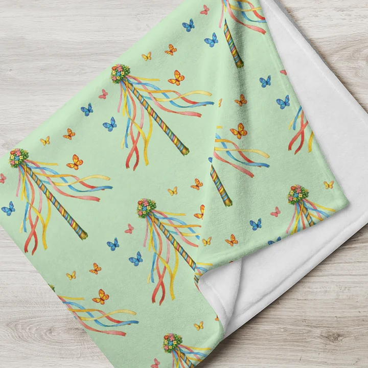 Cat Brigade spring Throw Blanket product image (2)