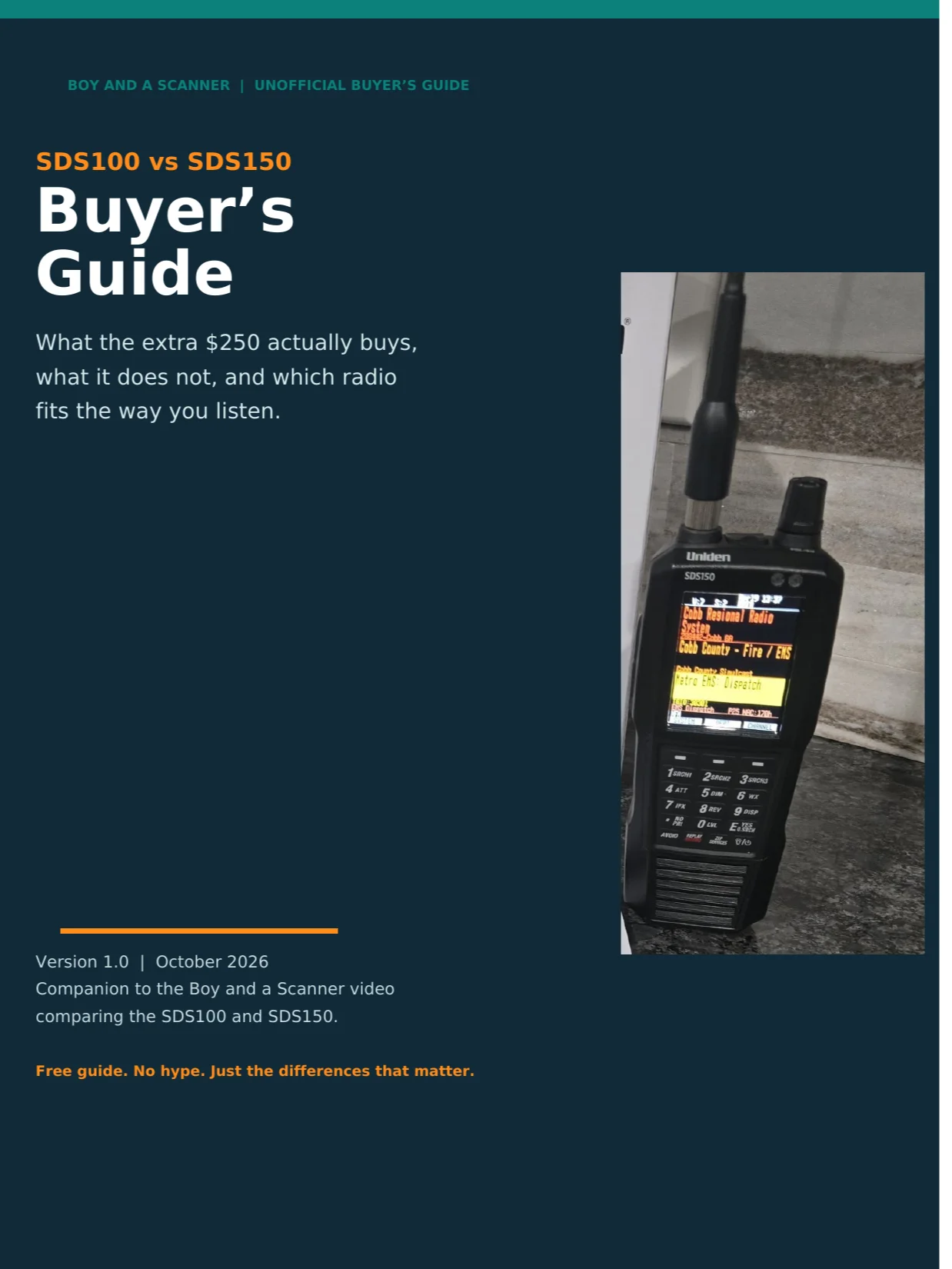 SDS100 vs SDS150 Buyer's Guide: Free Download product image (1)