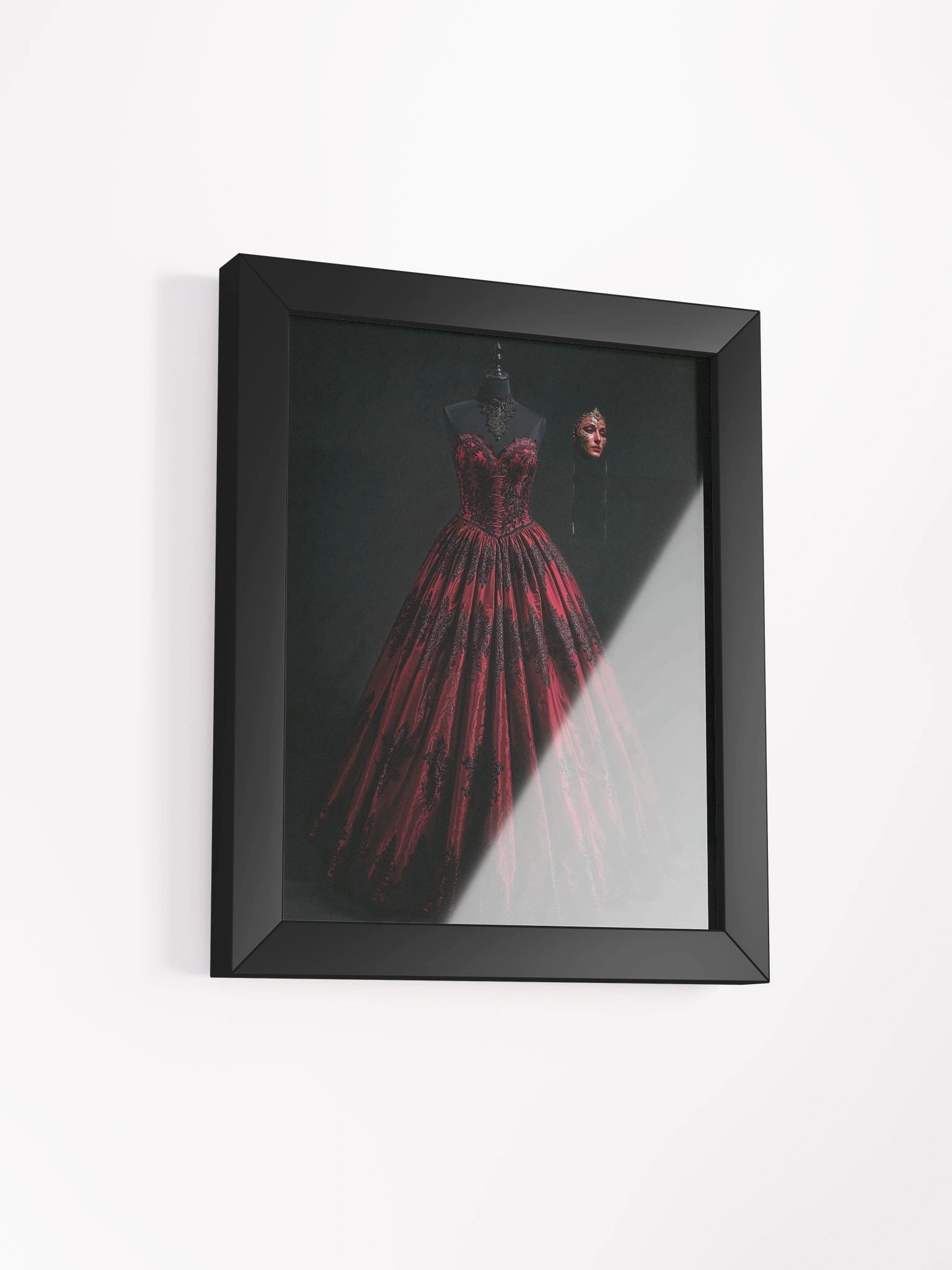 The Crimson Masquerade Framed Print product image (12)